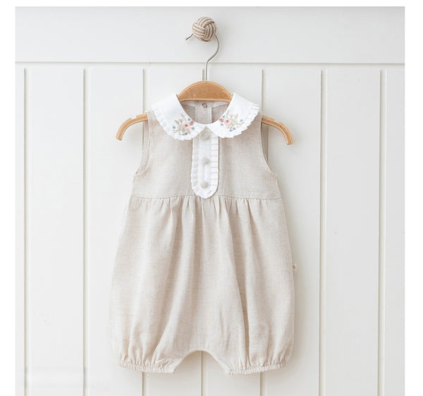 Colored Linen Romper